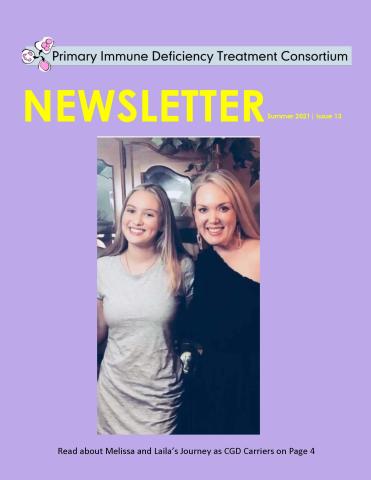 The first page of the PIDTC Summer 2021 newsletter